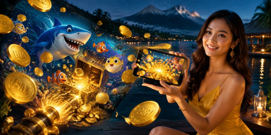 Permainan memancing digital dalam suasana Sabah